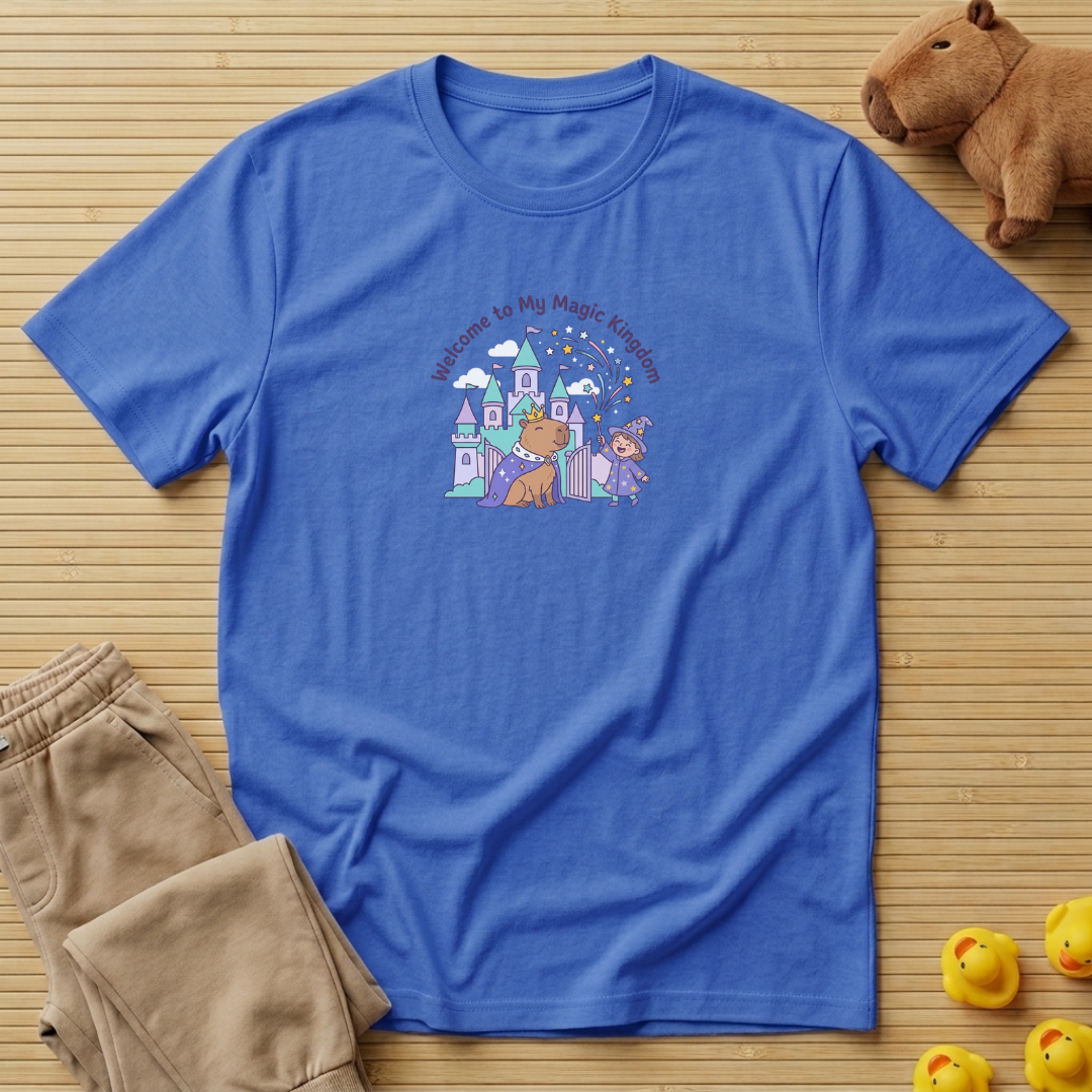 Capybara Welcome To My Magic Kindgdom T-shirt