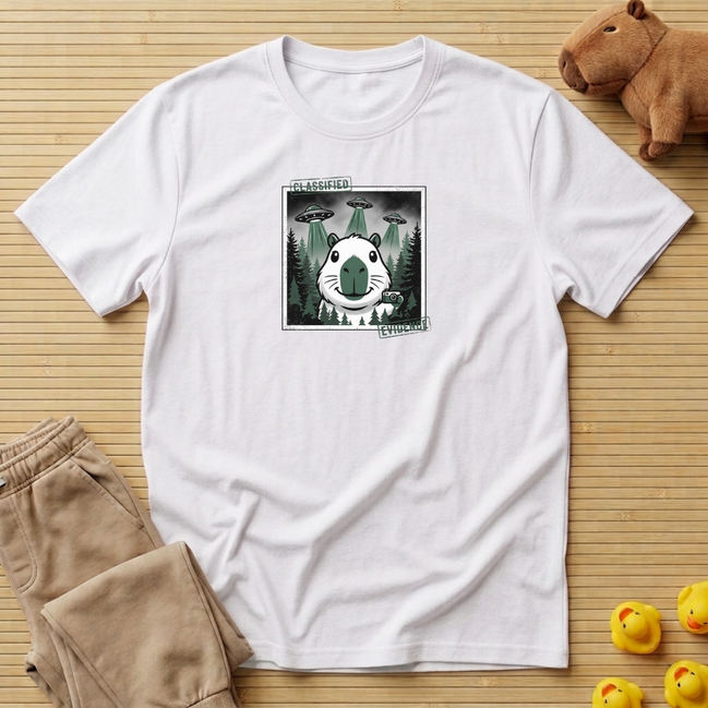 Capybara Classified Evidence T-shirt