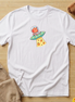 Capybara Space Orange T-shirt