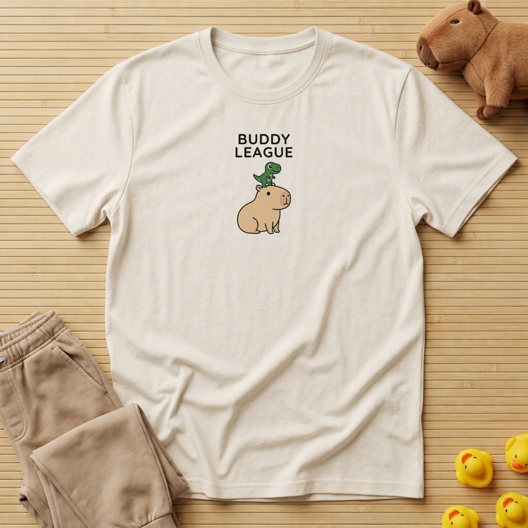 Capybara Buddy League T-Shirt