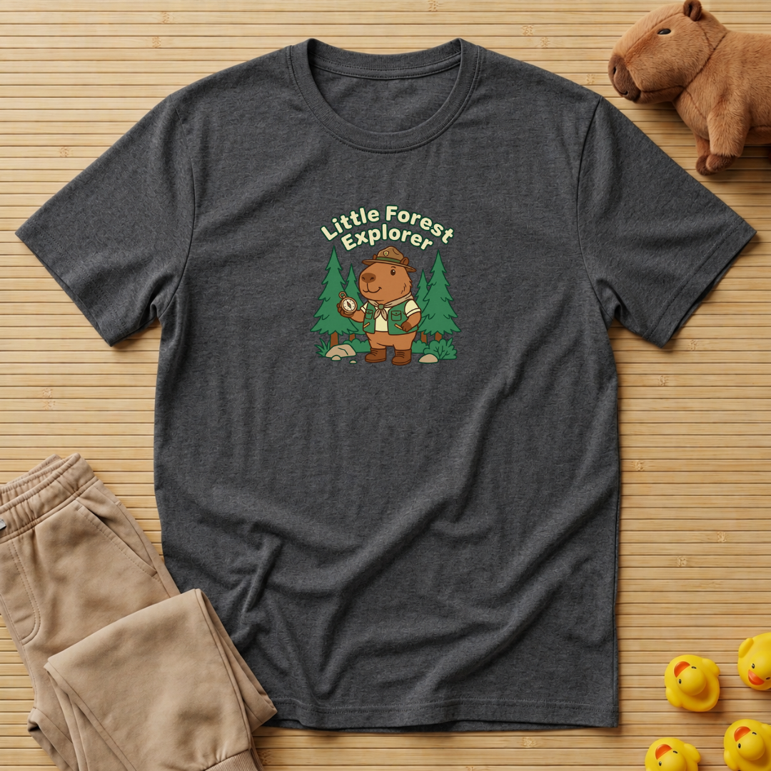 Capybara Little Forest Explorer T-shirt