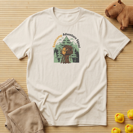 Capybara Basecamp Adventure Squad T-Shirt