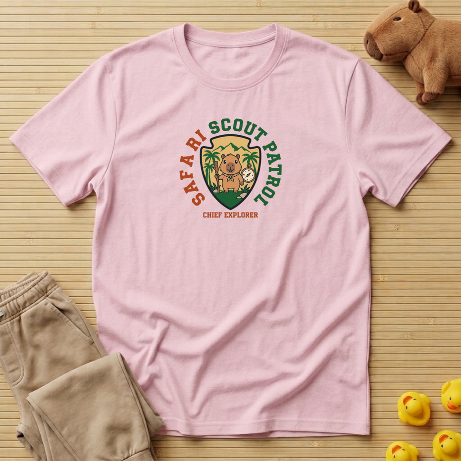 Capybara Safari Scout Patrol T-Shirt