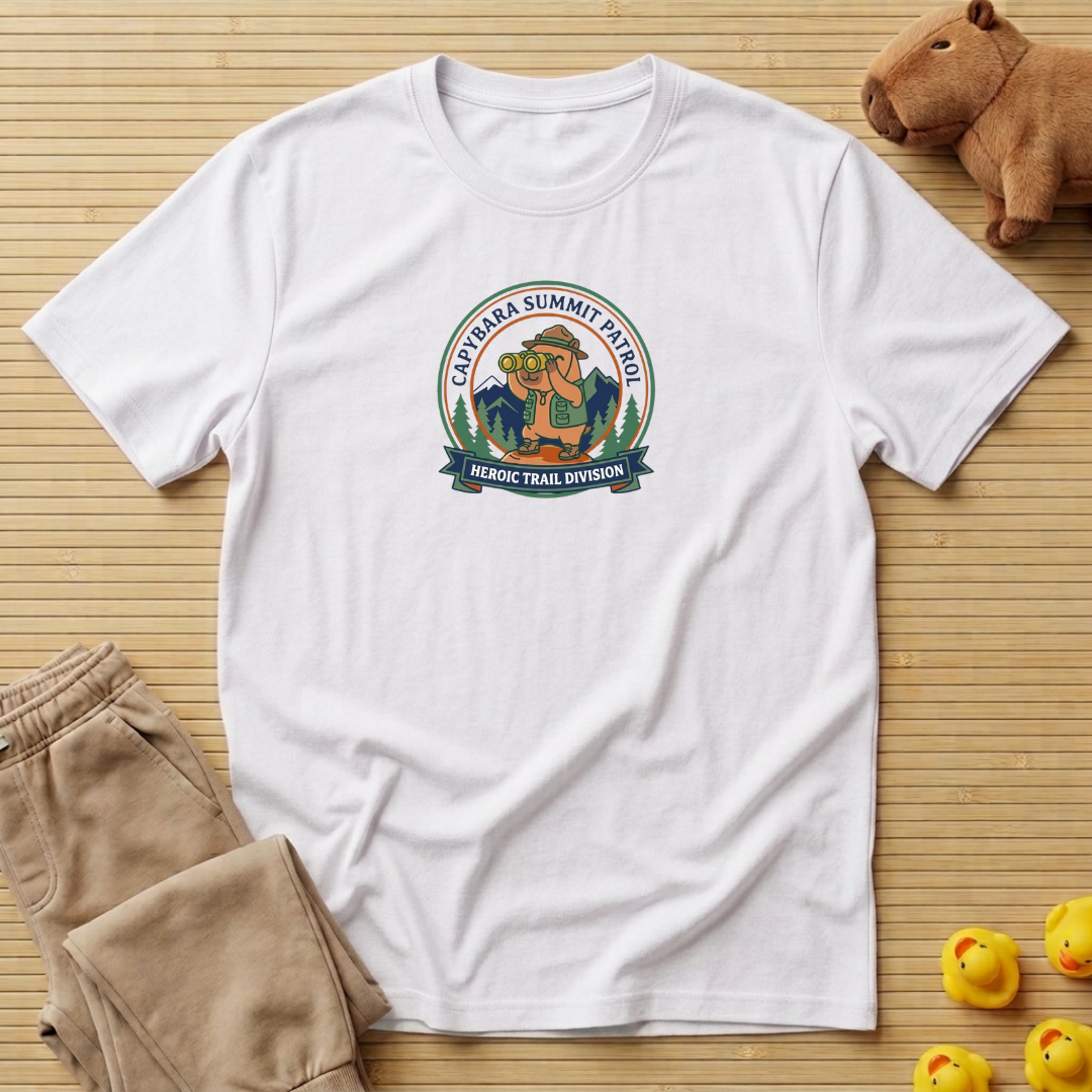 Capybara Summit Patrol T-Shirt