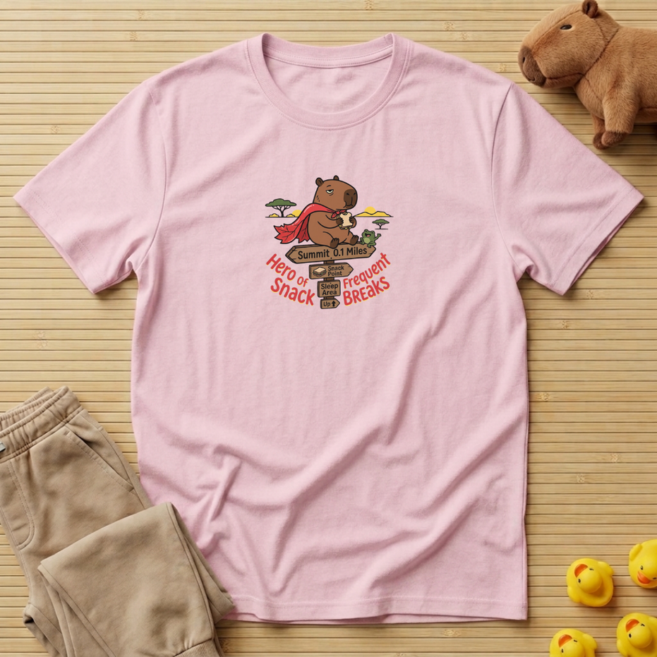 Capybara Hero Of Frequent Snack Breaks T-Shirt
