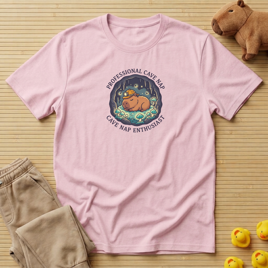 Capybara Professional Cave Nap T-Shirt