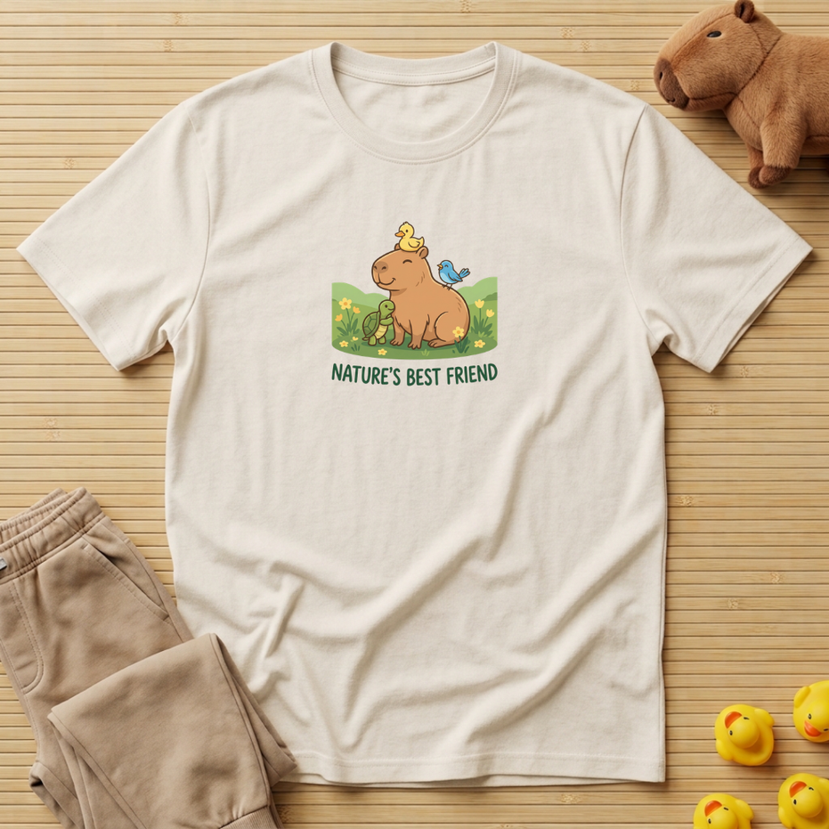 Capybara Nature's Best Friend T-Shirt