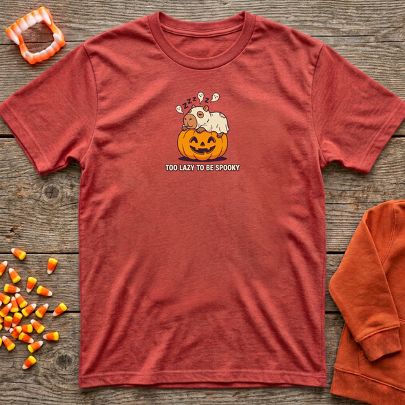 Too Lazy To Be Spooky Capy T-Shirt