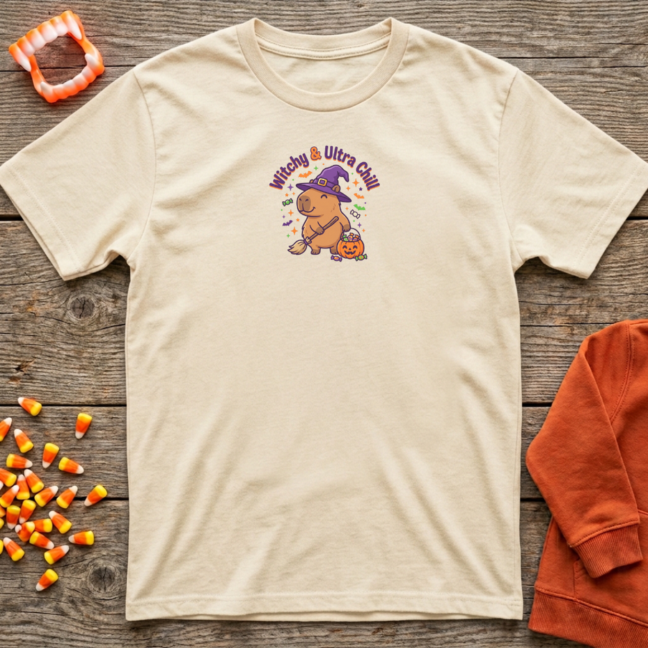 Witchy & Ultra Chill Capy T-Shirt