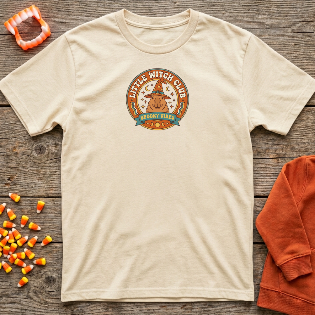 Little Witch Club Spooky Vibes Capy T-Shirt