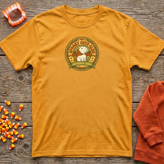 Spooky Cute Club Capybara Vibes T-Shirt