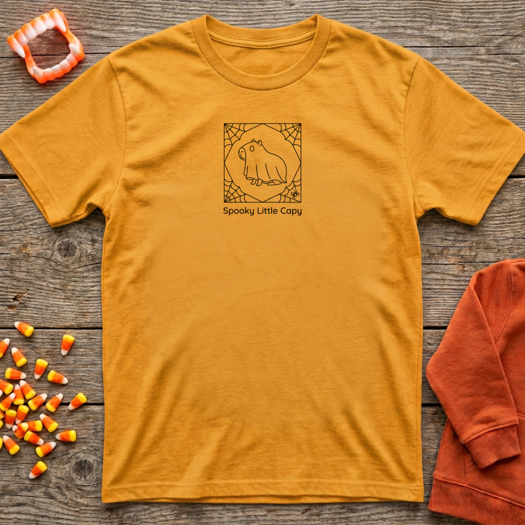 Spooky Little Capy Square T-Shirt