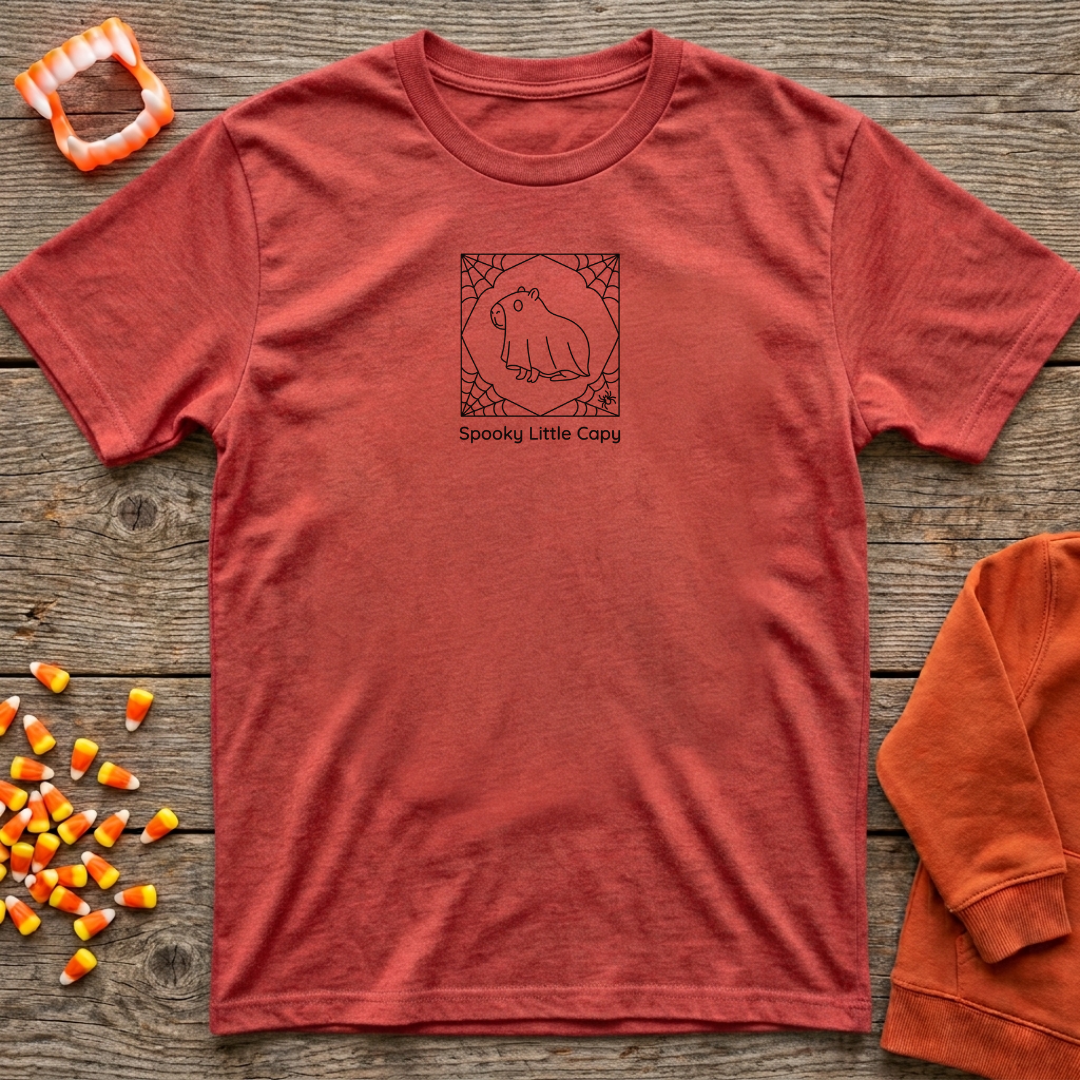Spooky Little Capy Square T-Shirt